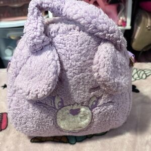 Lavender Plush Bunny Shoulder Bag